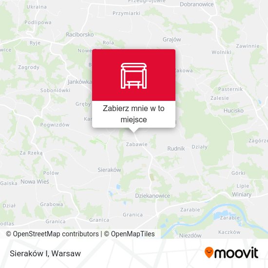 Mapa Sieraków I