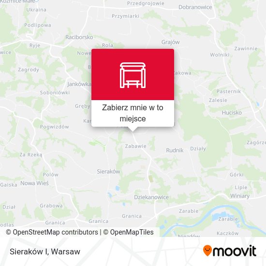 Mapa Sieraków I