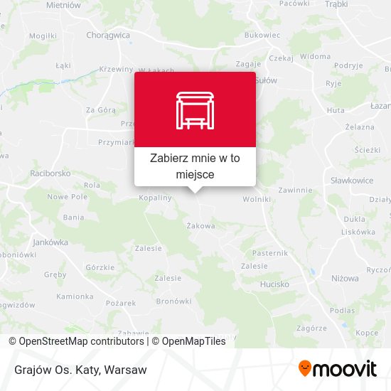 Mapa Grajów Os. Katy