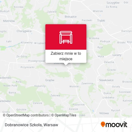 Mapa Dobranowice Szkoła