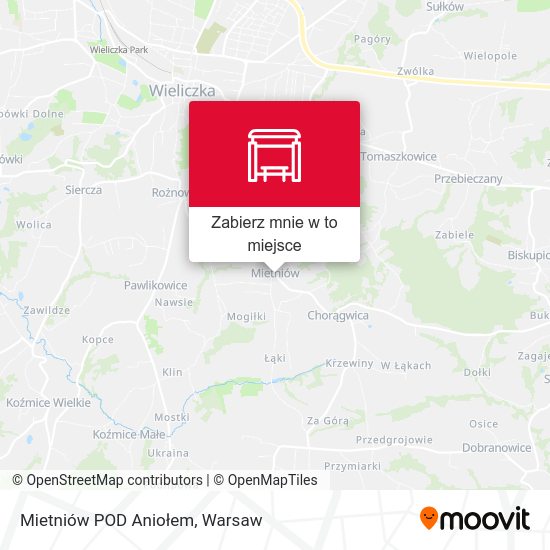 Mapa Mietniów POD Aniołem