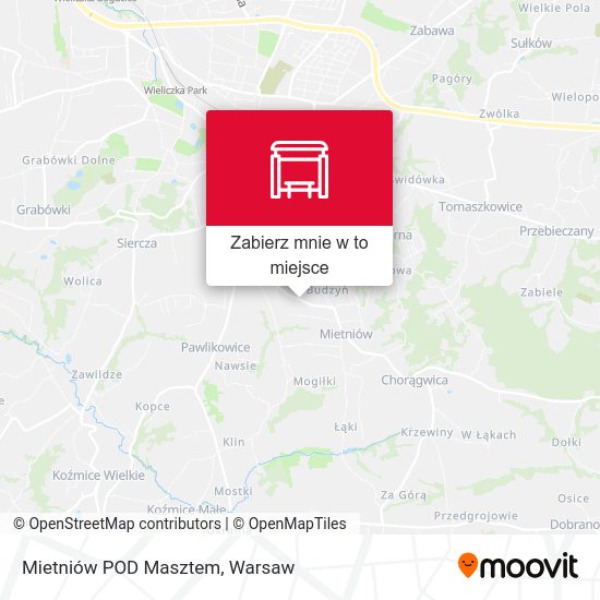 Mapa Mietniów POD Masztem