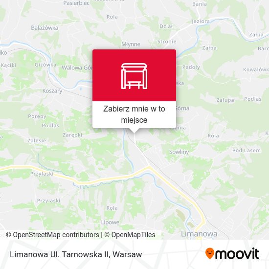 Mapa Limanowa Ul. Tarnowska II