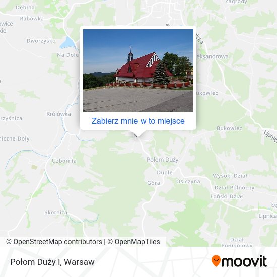 Mapa Połom Duży I