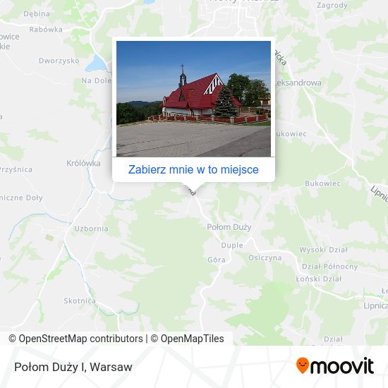 Mapa Połom Duży I