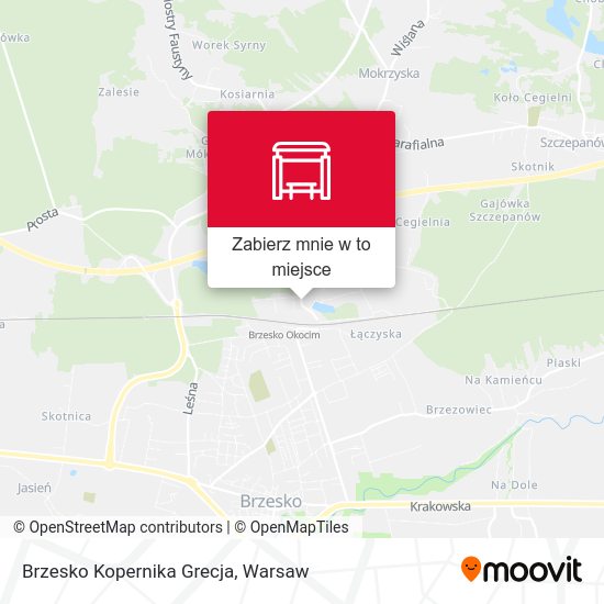 Mapa Brzesko Kopernika Grecja