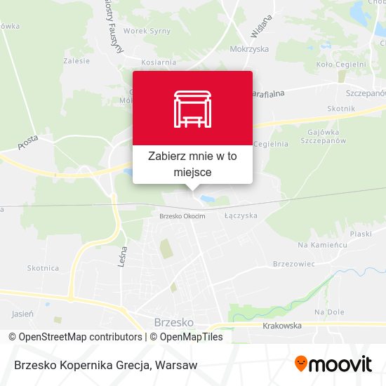 Mapa Brzesko Kopernika Grecja