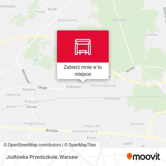 Mapa Jodłówka Przedszkole