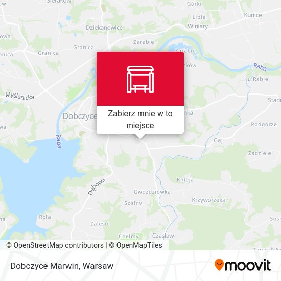 Mapa Dobczyce Marwin