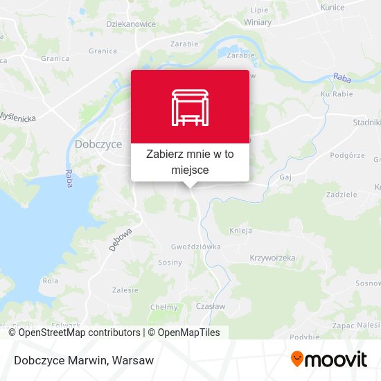 Mapa Dobczyce Marwin