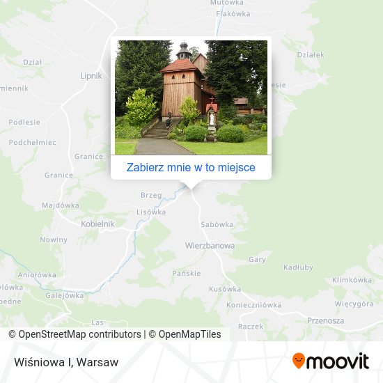 Mapa Wiśniowa I