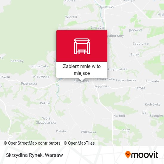 Mapa Skrzydlna Rynek