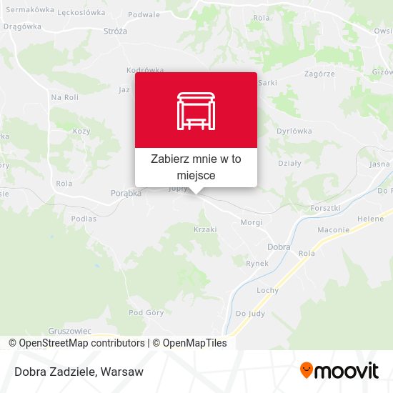 Mapa Dobra Zadziele