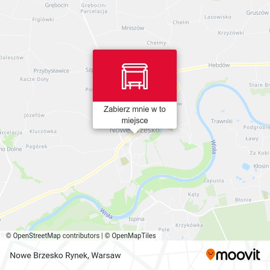 Mapa Nowe Brzesko Rynek