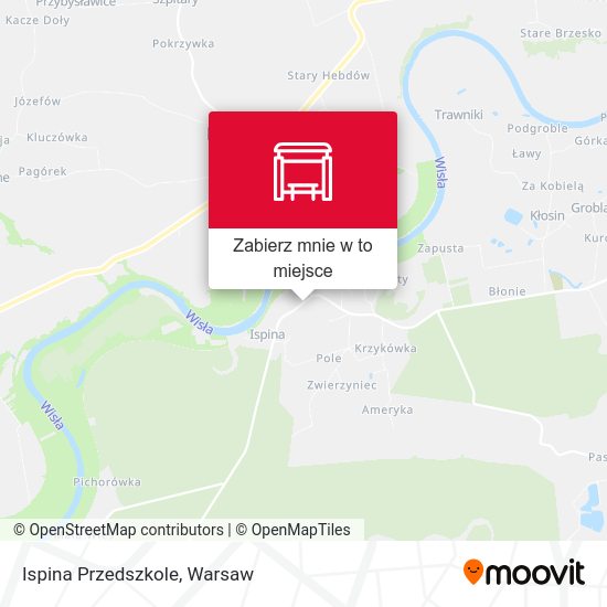 Mapa Ispina Przedszkole