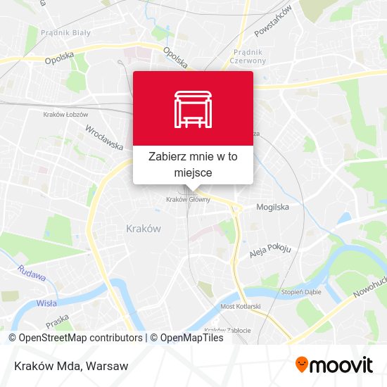 Mapa Kraków Mda