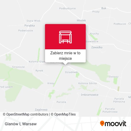 Mapa Glanów I