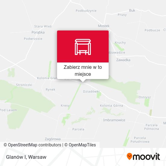 Mapa Glanów I