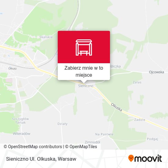 Mapa Sieniczno Ul. Olkuska