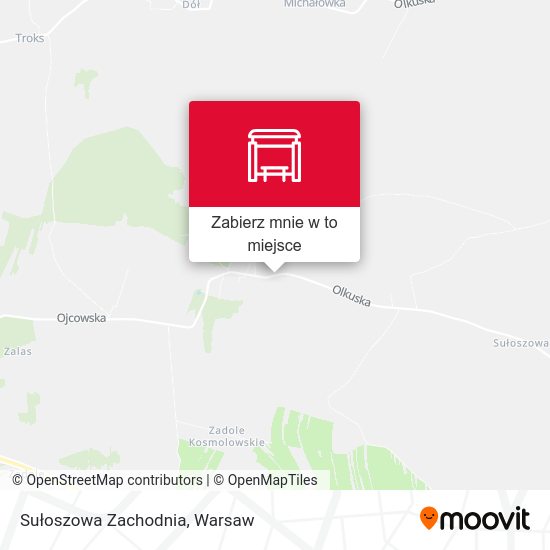 Mapa Sułoszowa Zachodnia