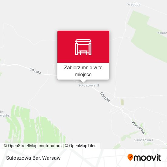 Mapa Sułoszowa Bar