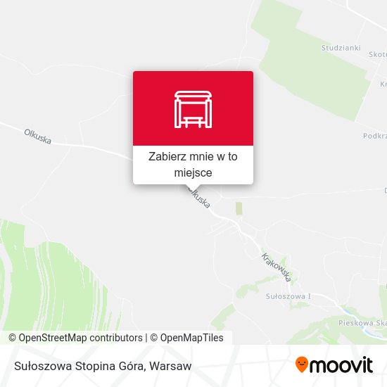 Mapa Sułoszowa Stopina Góra