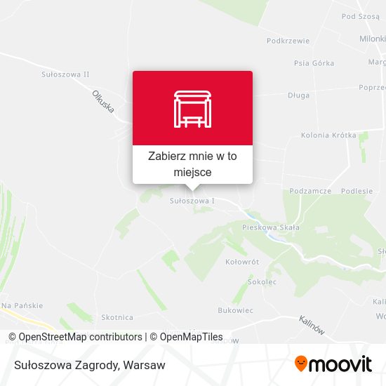 Mapa Sułoszowa Zagrody