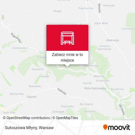 Mapa Sułoszowa Młyny