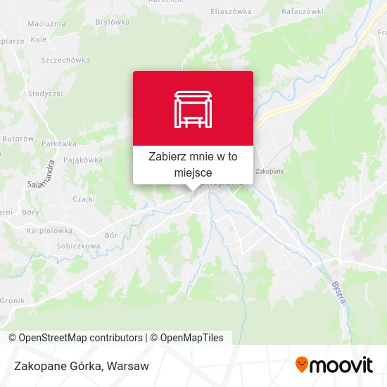 Mapa Zakopane Górka