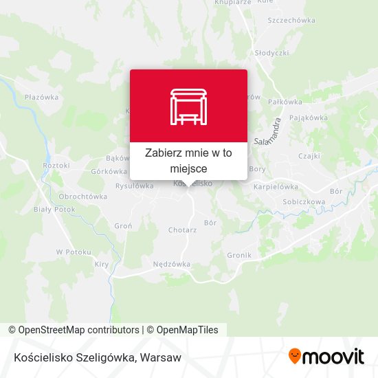 Mapa Kościelisko Szeligówka