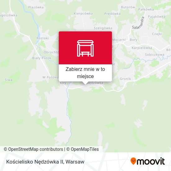 Mapa Kościelisko Nędzówka II