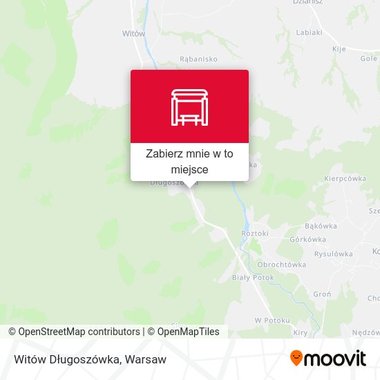 Mapa Witów Długoszówka