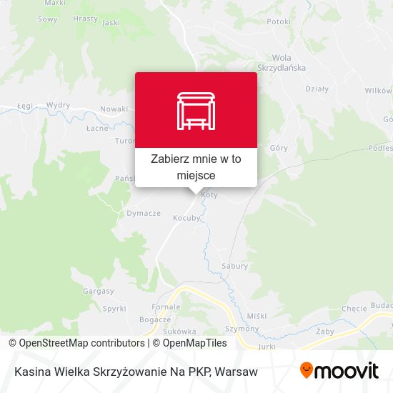 Mapa Kasina Wielka Skrzyżowanie Na PKP