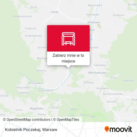 Mapa Kobielnik Poczekaj