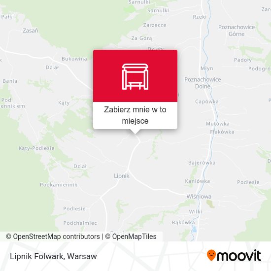 Mapa Lipnik Folwark