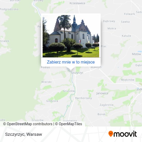 Mapa Szczyrzyc