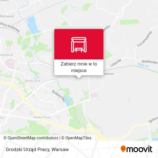 Mapa Grodzki Urząd Pracy