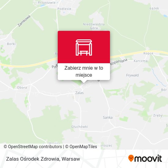 Mapa Zalas Ośrodek Zdrowia