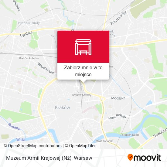 Mapa Muzeum Armii Krajowej (Nż)