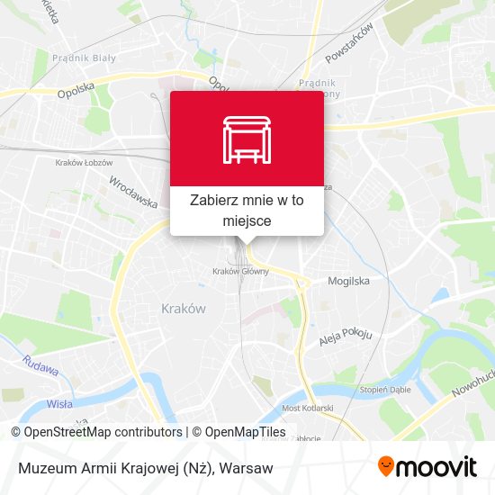 Mapa Muzeum Armii Krajowej (Nż)