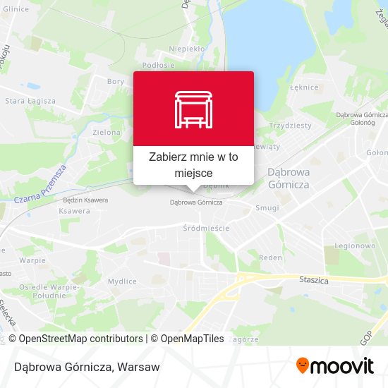 Mapa Dąbrowa Górnicza