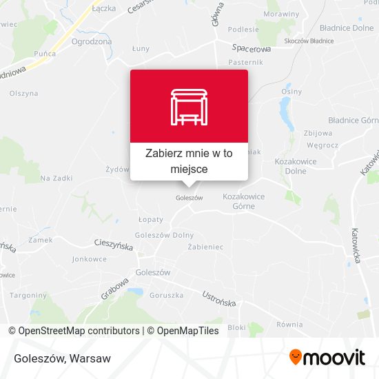 Mapa Goleszów