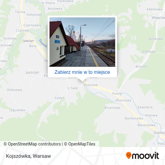 Mapa Kojszówka