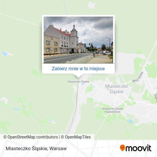 Mapa Miasteczko Śląskie