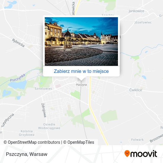 Mapa Pszczyna