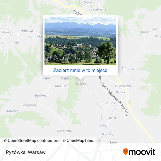 Mapa Pyzówka