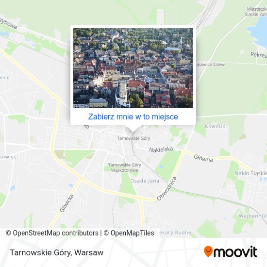 Mapa Tarnowskie Góry