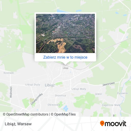 Mapa Libiąż