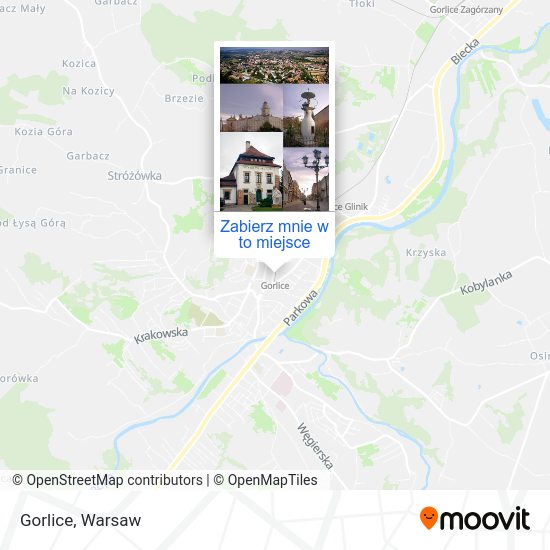 Mapa Gorlice