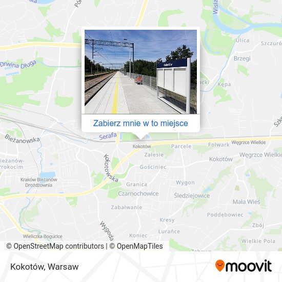 Mapa Kokotów